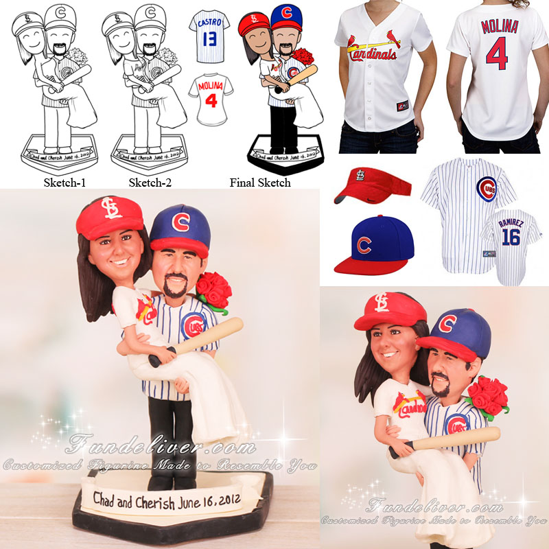 A House Divided - St. Louis Cardinals & Chicago Cubs Personalized Fami –  Pixie Paper Store